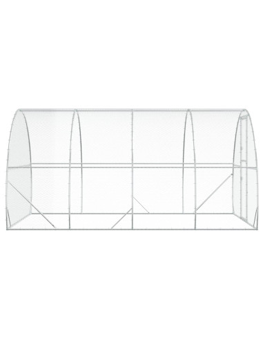 Pollaio Argento 400 x 300 x 200 cm Acciaio zincato