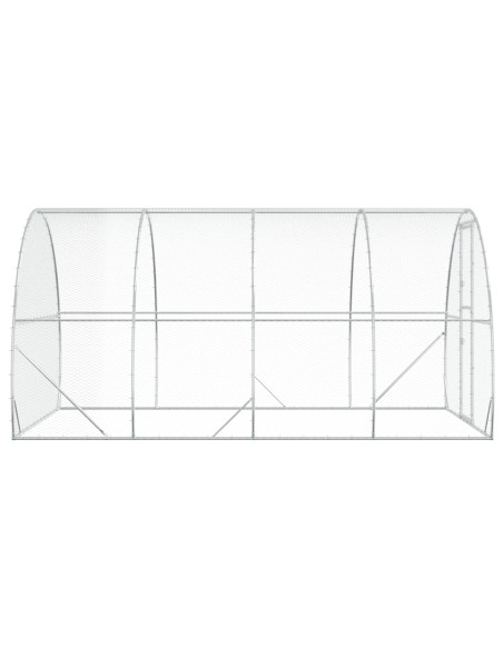 Pollaio Argento 400 x 300 x 200 cm Acciaio zincato