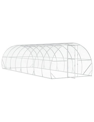Pollaio Argento 800 x 300 x 200 cm Acciaio zincato