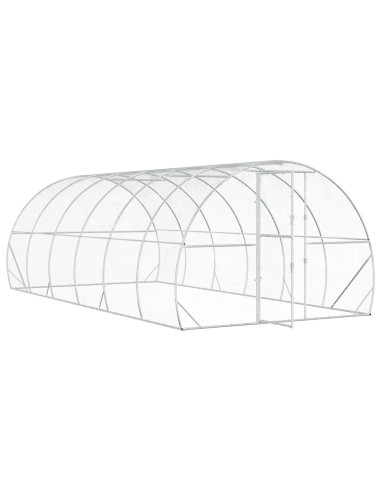 Pollaio Argento 600 x 300 x 200 cm Acciaio zincato