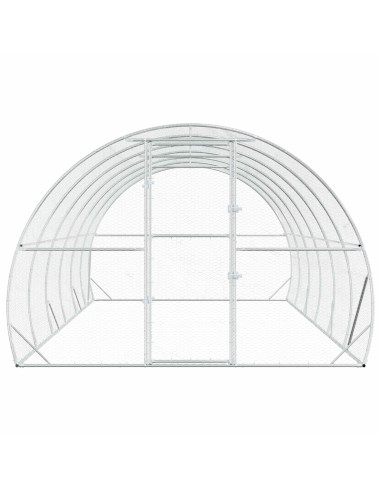 Pollaio Argento 600 x 300 x 200 cm Acciaio zincato
