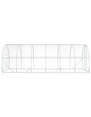 Pollaio Argento 600 x 300 x 200 cm Acciaio zincato