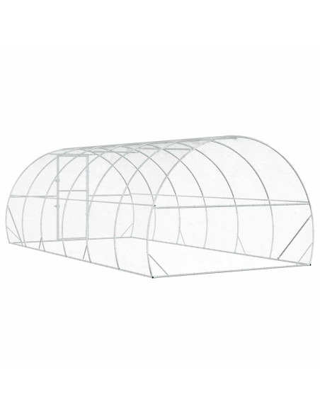 Pollaio Argento 600 x 300 x 200 cm Acciaio zincato