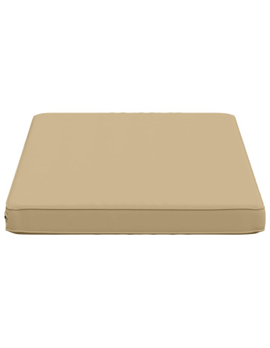Cuscini per Panchina a 2 Pezzi VUGHT 2 pz 100% Poliestere Beige