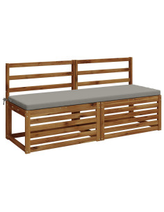 Cuscini per Panchina a 2 Pezzi SOEST 2 pz 100% Poliestere 2