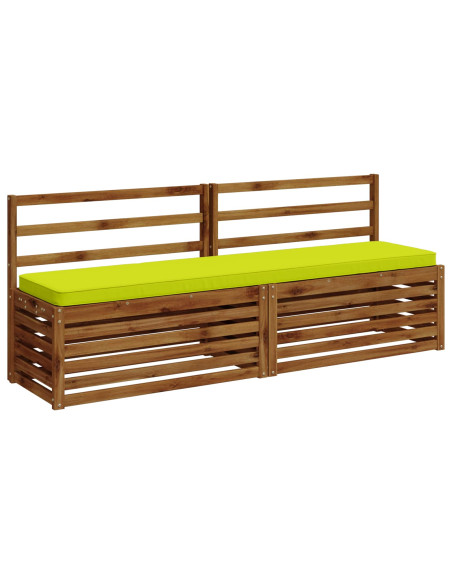 Cuscini per Panchina a 2 Pezzi VUGHT 2 pz 100% Poliestere