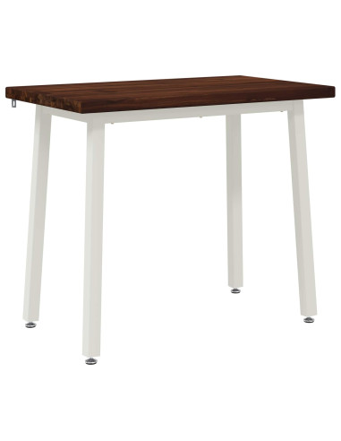 110 x 55 x 75 cm Legno di Acacia Massello Rettangolare