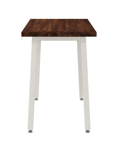 110 x 55 x 75 cm Legno di Acacia Massello Rettangolare