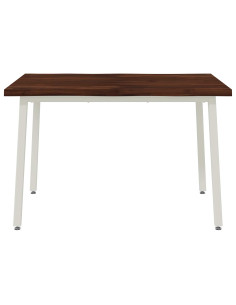120 x 70 x 75 cm Legno di Acacia Massello Rettangolare 2
