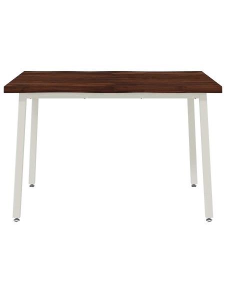 120 x 70 x 75 cm Legno di Acacia Massello Rettangolare