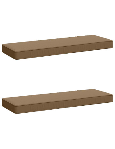 Cuscini per Panchina a 2 Pezzi VUGHT 2 pcs 100% Poliestere