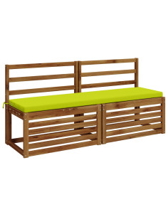 Cuscini per Panchina a 2 Pezzi SOEST 2 pz 100% Poliestere 2