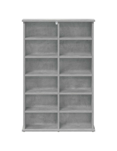 Mobile per CD Grigio Cemento 60 x 17 x 92 cm