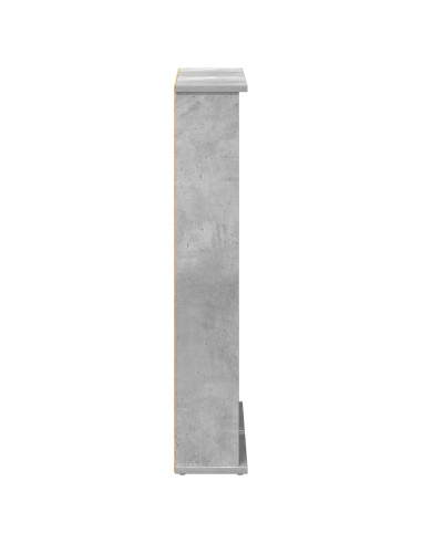Mobile per CD Grigio Cemento 60 x 17 x 92 cm