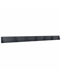 Muro di contenimento 6 pz 100 x 12 x 40 cm Acciaio Antracite 2