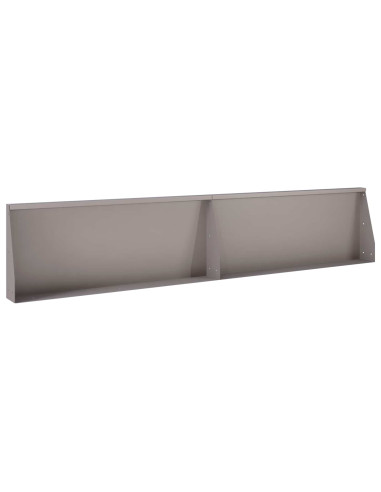 Muro di contenimento 2 pz 100 x 12 x 50 cm Acciaio Corten