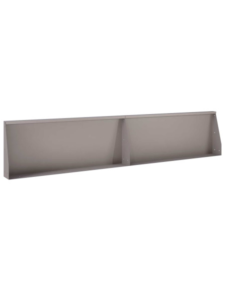 Muro di contenimento 2 pz 100 x 12 x 50 cm Acciaio Corten