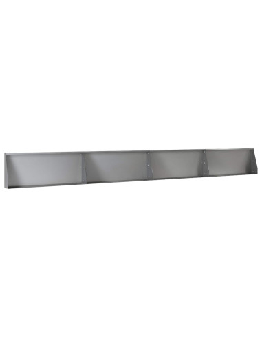 Muro di contenimento 4 pz 100 x 12 x 50 cm Acciaio zincato