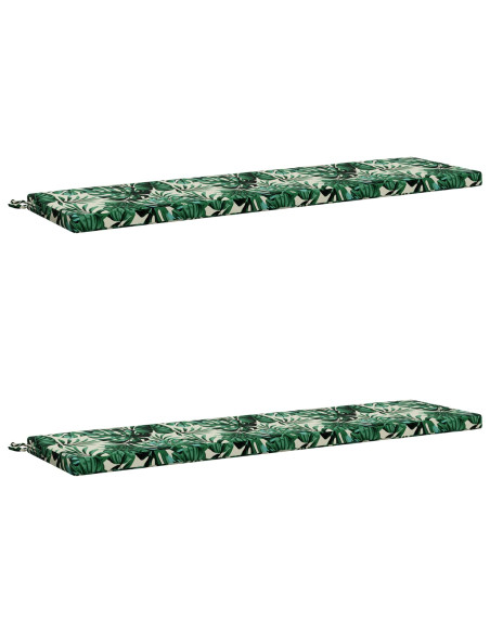 Cuscini per Panchina a 2 Pezzi SOEST 2 pz 100% Poliestere