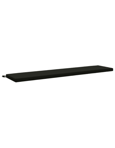 Cuscini per Panchina a 2 Pezzi SOEST 2 pz 100% Poliestere Nero