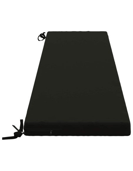 Cuscini per Panchina a 2 Pezzi SOEST 2 pz 100% Poliestere Nero