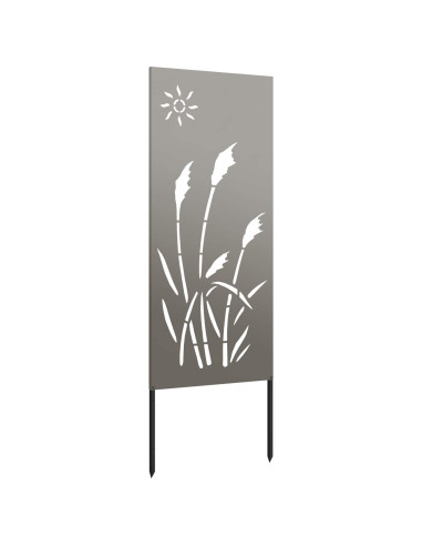 Schermo per privacy in giardino Traforo Ruggine 50 x 140 cm