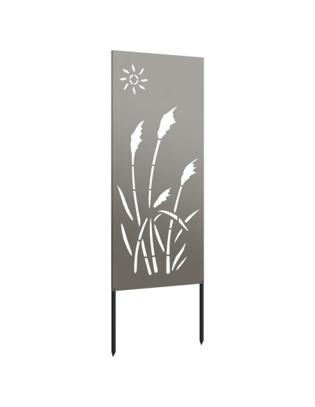 Schermo per privacy in giardino Traforo Ruggine 50 x 140 cm