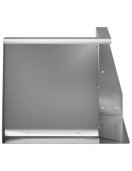Muro di contenimento 2 pz 50 x 50 x 50 cm Acciaio zincato
