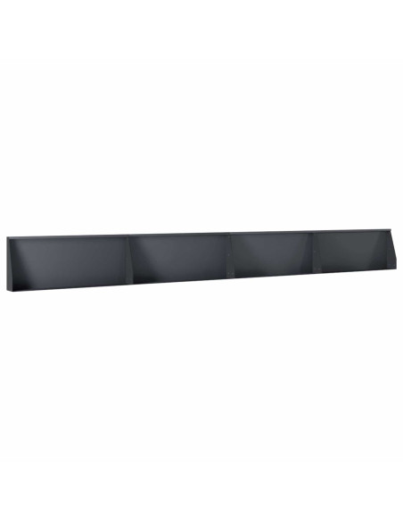 Muro di contenimento 4 pz 100 x 12 x 40 cm Acciaio Antracite