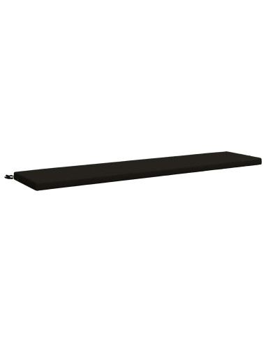 Cuscini per Panchina a 2 Pezzi SOEST 2 pz 100% Poliestere Nero