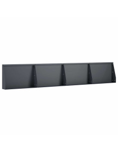 Muro di contenimento 4 pz 60 x 12 x 30 cm Acciaio Antracite 2