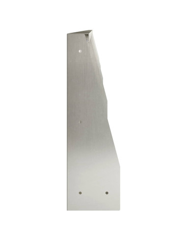 Muro di contenimento 4 pz 100 x 12 x 40 cm Acciaio Inox Argento