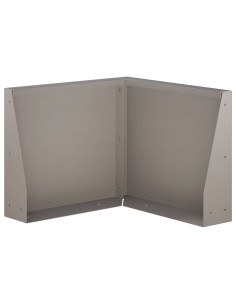 Muro di contenimento 2 pz 50 x 50 x 50 cm Acciaio Corten 2