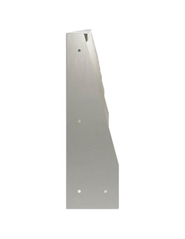 Muro di contenimento 6 pz 100 x 12 x 30 cm Acciaio Inox Argento
