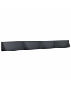 Muro di contenimento 4 pz 100 x 12 x 30 cm Acciaio Antracite 2