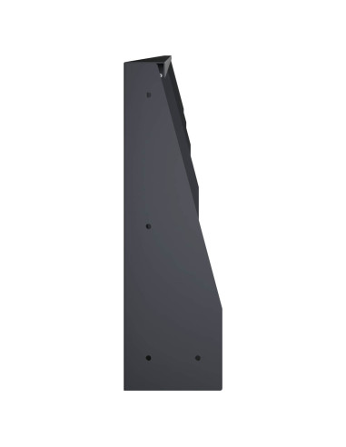 Muro di contenimento 4 pz 100 x 12 x 30 cm Acciaio Antracite