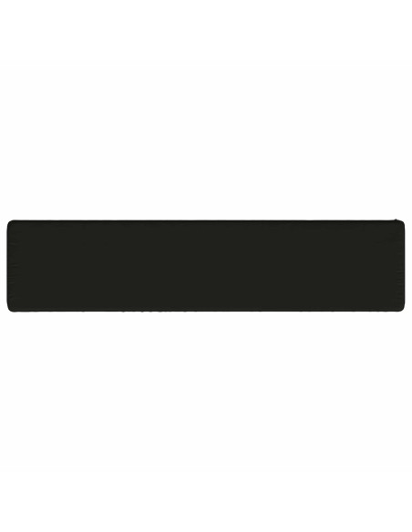 Cuscino per Panchina a 1 Pezzo VUGHT 100% Poliestere Nero