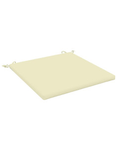 Cuscino per Sedia in Unico Pezzo SOEST 100% Poliestere Crema