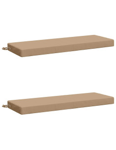 Cuscini per Panchina a 2 Pezzi SOEST 2 pz 100% Poliestere
