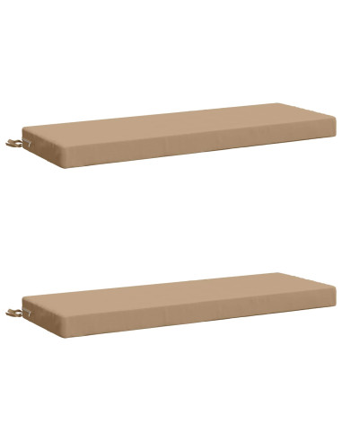 Cuscini per Panchina a 2 Pezzi SOEST 2 pz 100% Poliestere