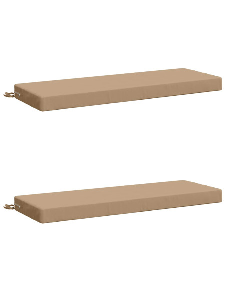 Cuscini per Panchina a 2 Pezzi SOEST 2 pz 100% Poliestere