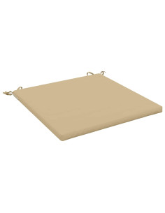 Cuscino per Sedia in Unico Pezzo SOEST 100% Poliestere Beige