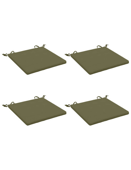 Cuscini per Sedia in 4 Pezzi SOEST 4 pz 100% Poliestere