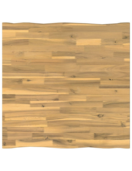 Piano del Tavolo Rettangolare 90 x 90 x 3,5 cm Quadrato Bianco