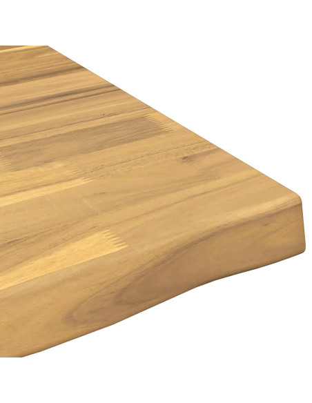 Piano del Tavolo Rettangolare 70 x 70 x 3,5 cm Quadrato Bianco