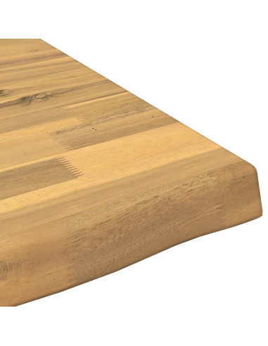Piano del Tavolo Rettangolare 80 x 80 x 3,5 cm Quadrato Bianco
