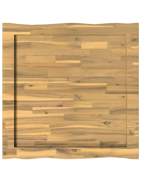 Piano del Tavolo Rettangolare 90 x 90 x 3,5 cm Quadrato Bianco