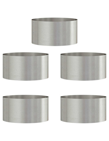 Anello per vaso 5 pz Argento 40 x 40 x 20 cm