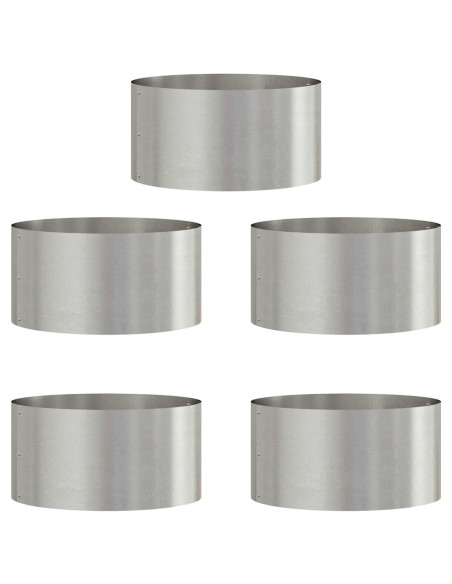 Anello per vaso 5 pz Argento 40 x 40 x 20 cm