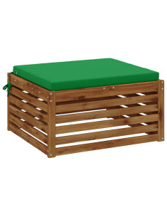Cuscino per Sedia in Unico Pezzo SOEST 100% Poliestere Verde 2
